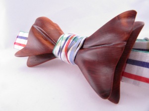 The Ella Bing Big Kahuna Wooden Bow Tie